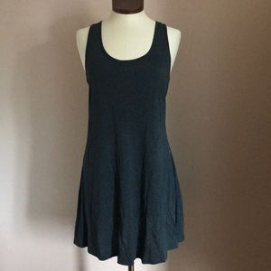 Forever 21 dark gray dress with low back